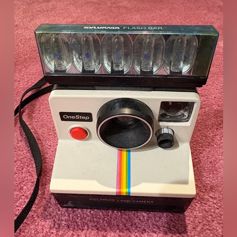 RARE VINTAGE One Step Polaroid Land Camera *AS IS*